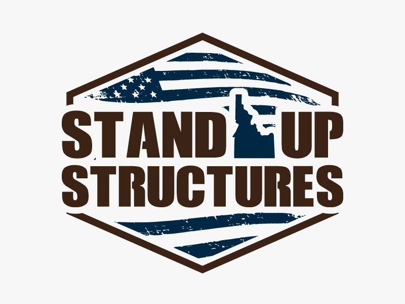 STAND UP STRUCTURES logo design by PRN123