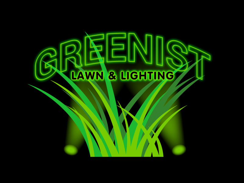Greenist Lawn and Lighting logo design by jaize