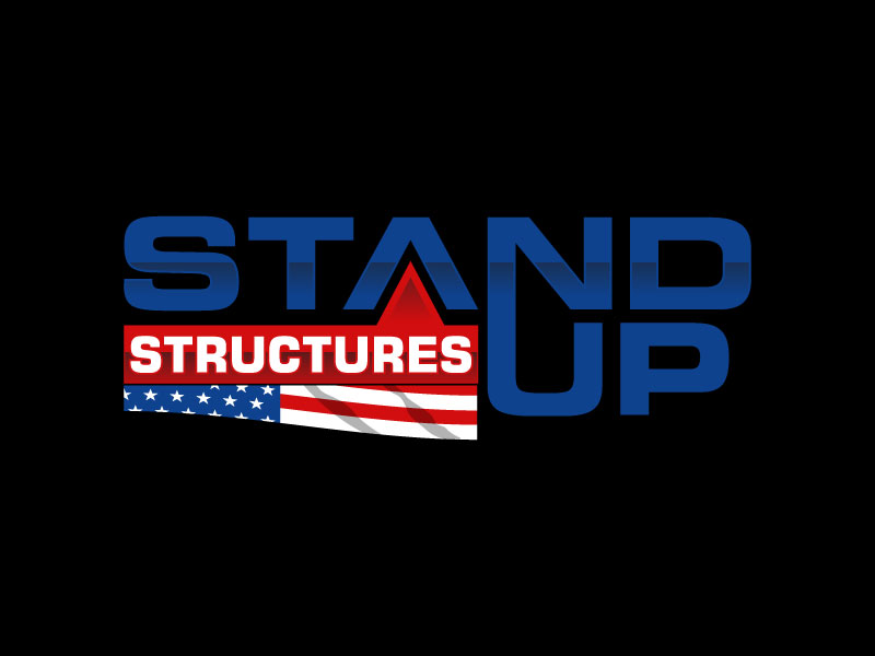 STAND UP STRUCTURES logo design by subrata