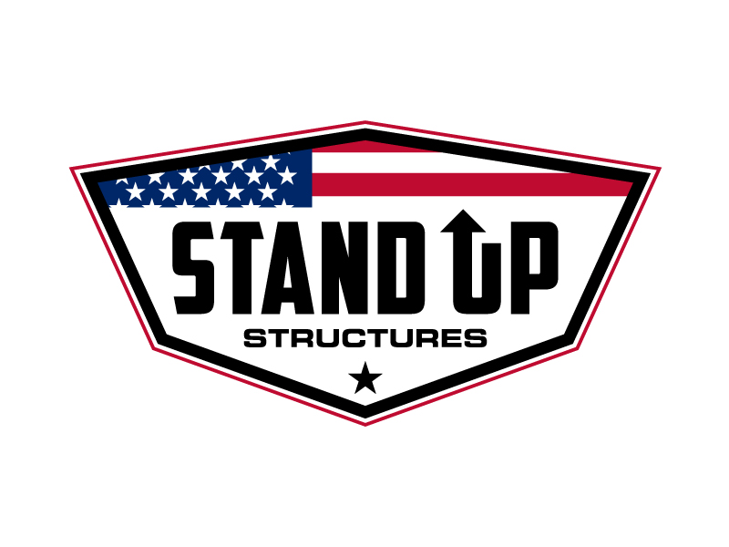STAND UP STRUCTURES logo design by subrata