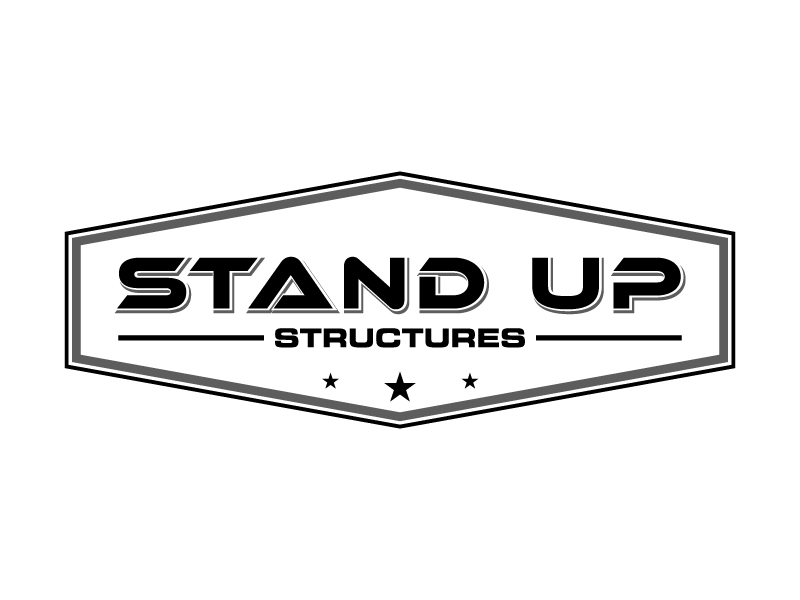 STAND UP STRUCTURES logo design by subrata