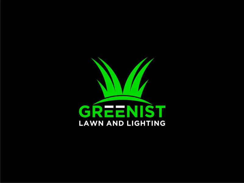 Greenist Lawn and Lighting logo design by Giandra