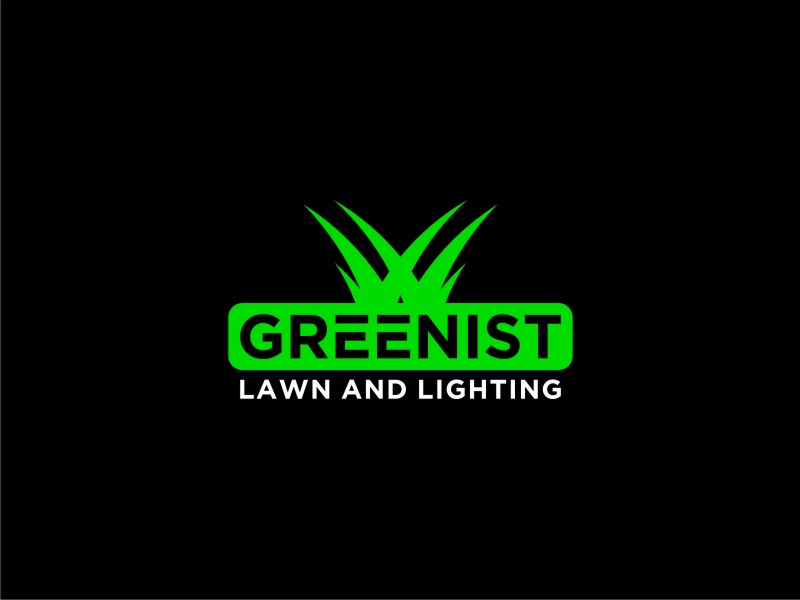 Greenist Lawn and Lighting logo design by Giandra