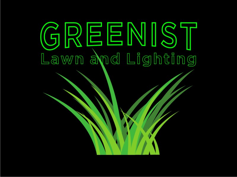 Greenist Lawn and Lighting logo design by Artomoro
