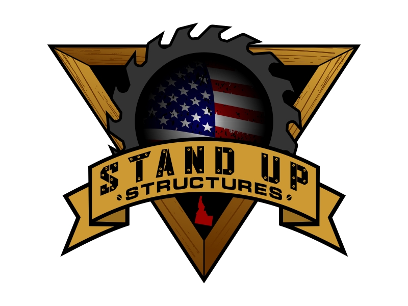 STAND UP STRUCTURES logo design by Dhieko