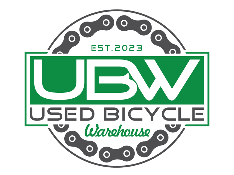 Used Bicycle Warehouse logo design by DreamLogoDesign
