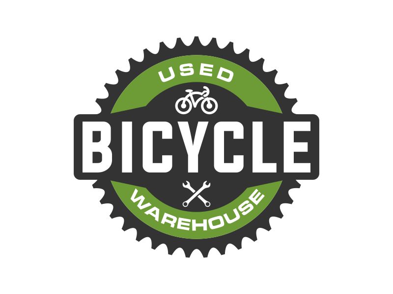 Used Bicycle Warehouse logo design by done