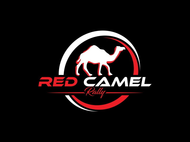 RED CAMEL RALLY logo design by luckyprasetyo