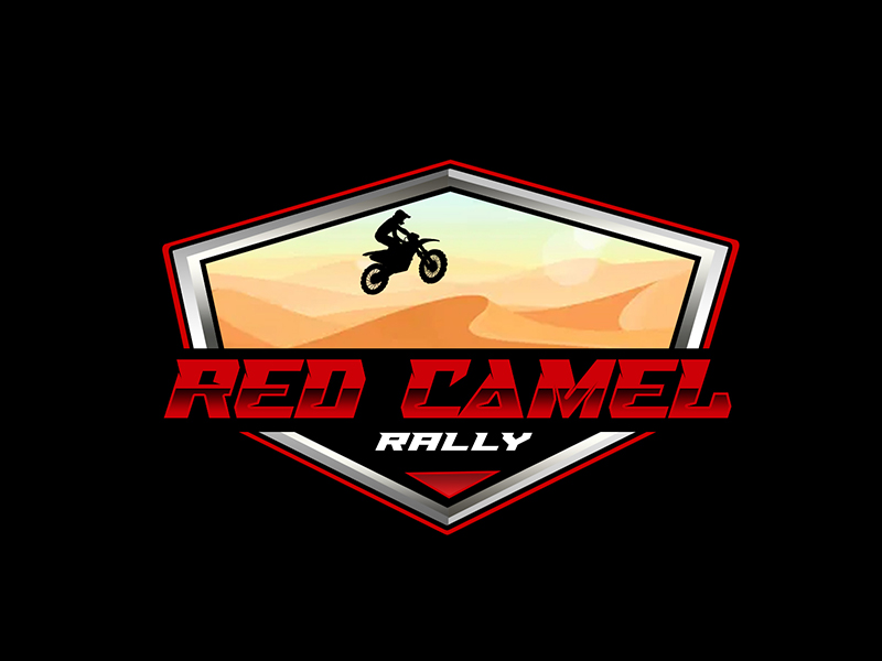 RED CAMEL RALLY logo design by PrimalGraphics