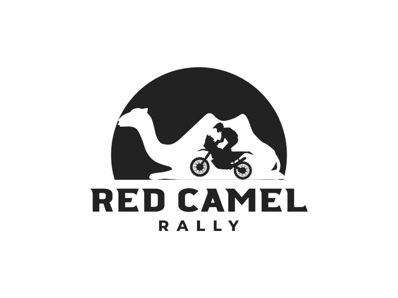 RED CAMEL RALLY logo design by planoLOGO