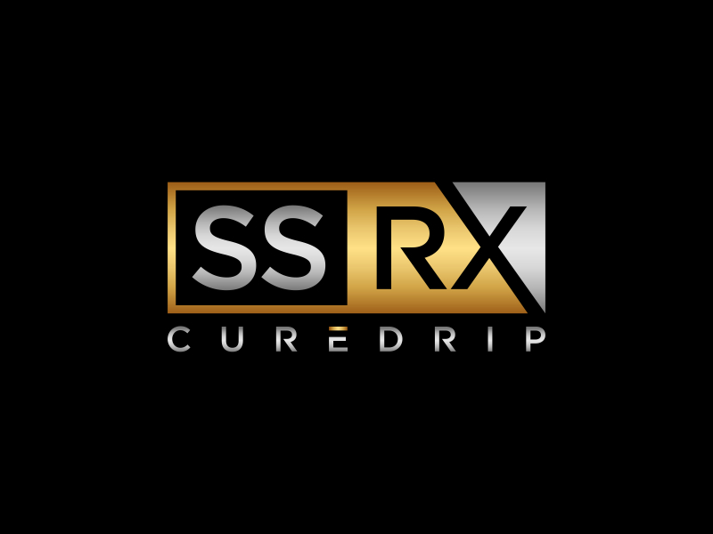 SS RX Cure Drip logo design by pionsign