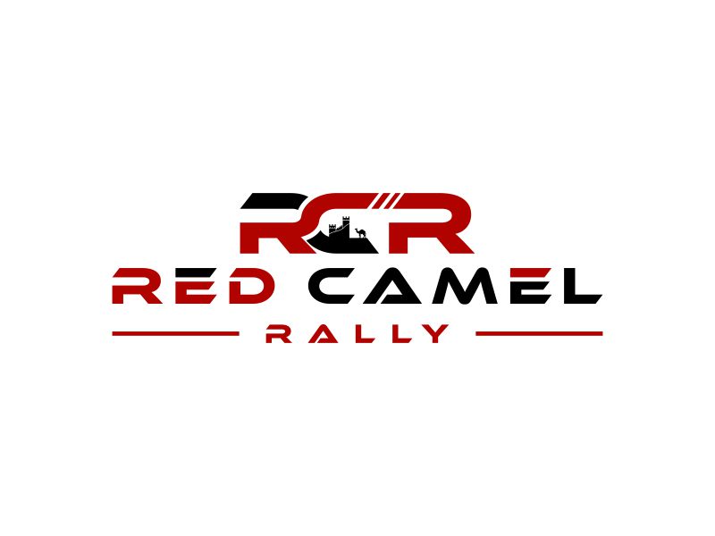 red camel rally RCR logo design by cocote