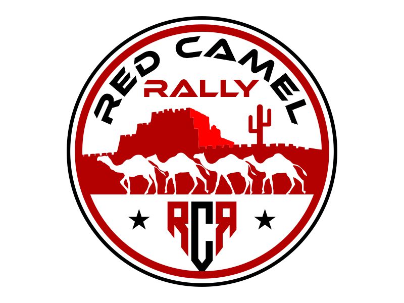 red camel rally RCR logo design by zonpipo1
