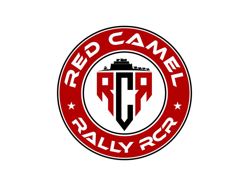 red camel rally RCR logo design by done