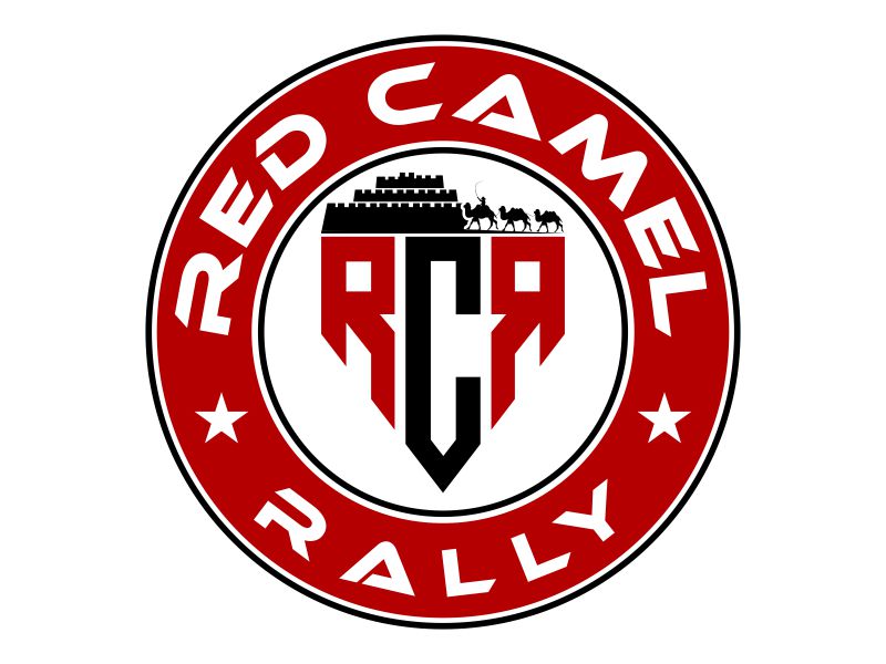 red camel rally RCR logo design by dibyo