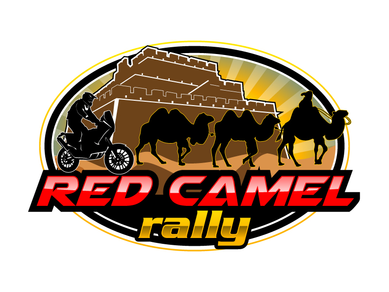 red camel rally RCR logo design by uttam