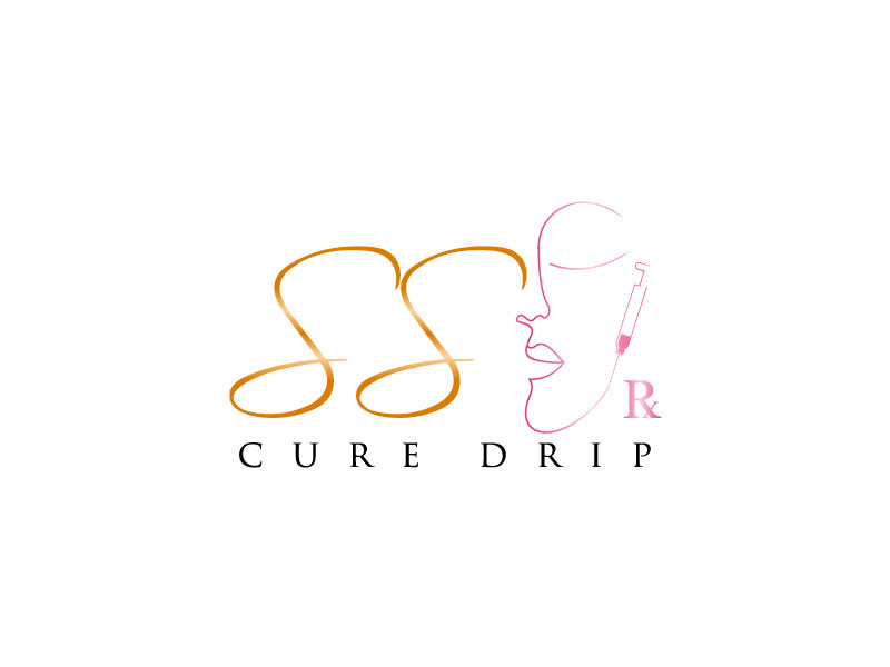 SS RX Cure Drip logo design by bezalel