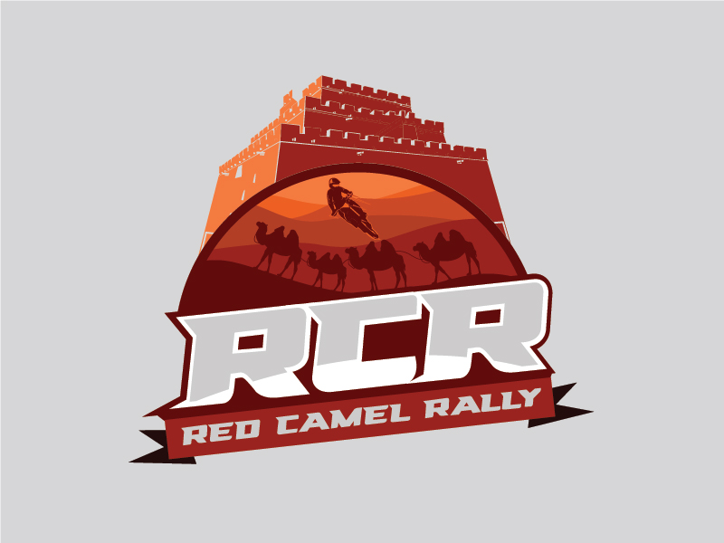 red camel rally RCR logo design by RADHEF
