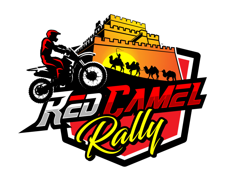 red camel rally RCR logo design by jaize