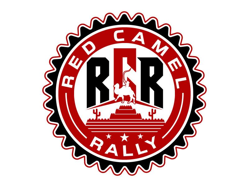 red camel rally RCR logo design by LogoQueen