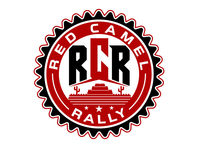 red camel rally RCR logo design by LogoQueen