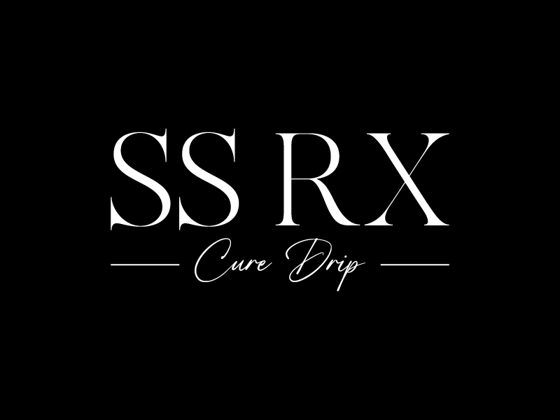SS RX Cure Drip logo design by BrainStorming