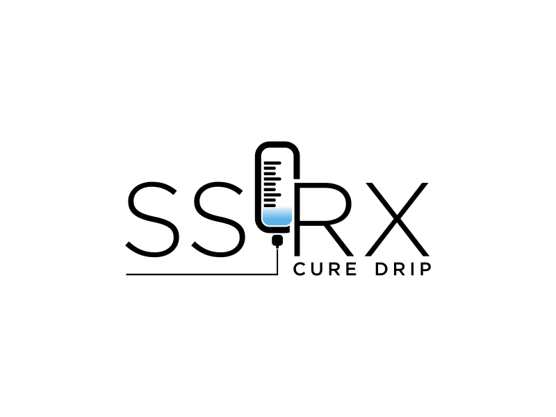 SS RX Cure Drip logo design by qqdesigns