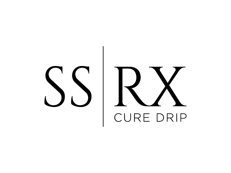 SS RX Cure Drip logo design by BrainStorming