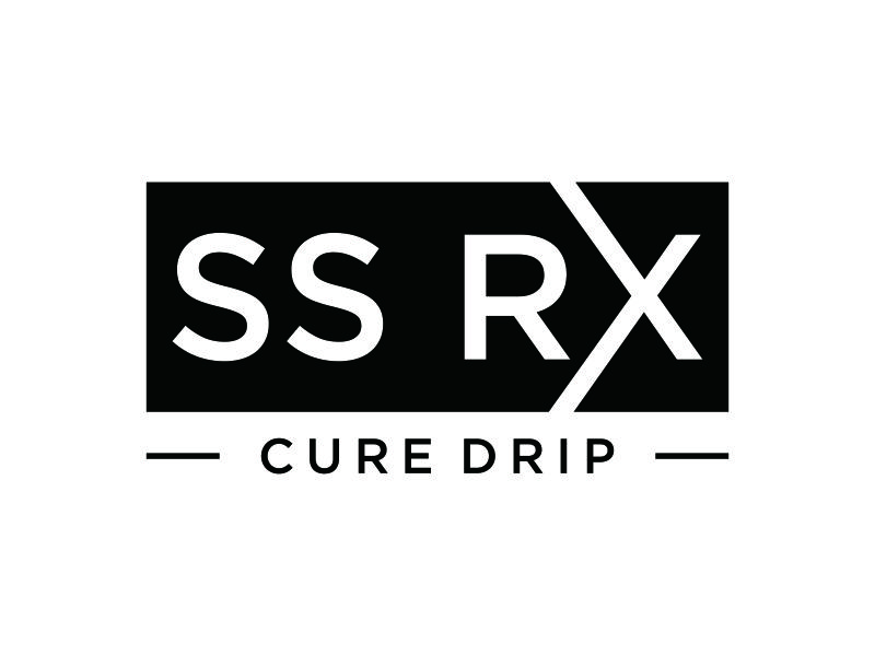 SS RX Cure Drip logo design by ozenkgraphic