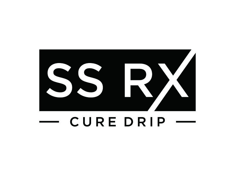 SS RX Cure Drip logo design by ozenkgraphic