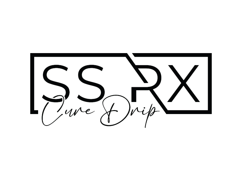 SS RX Cure Drip logo design by planoLOGO