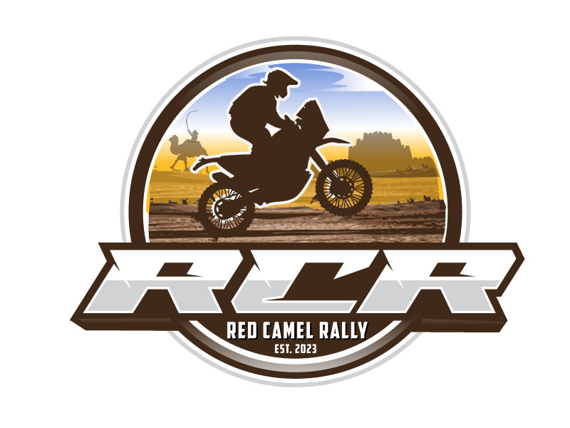 red camel rally RCR logo design by Avijit