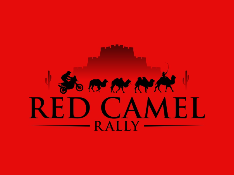 red camel rally RCR logo design by qqdesigns