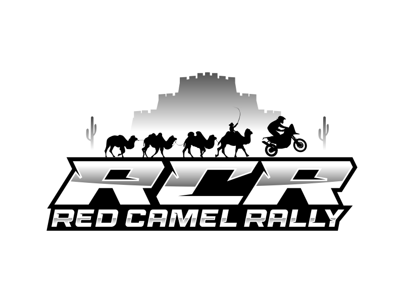 red camel rally RCR logo design by qqdesigns