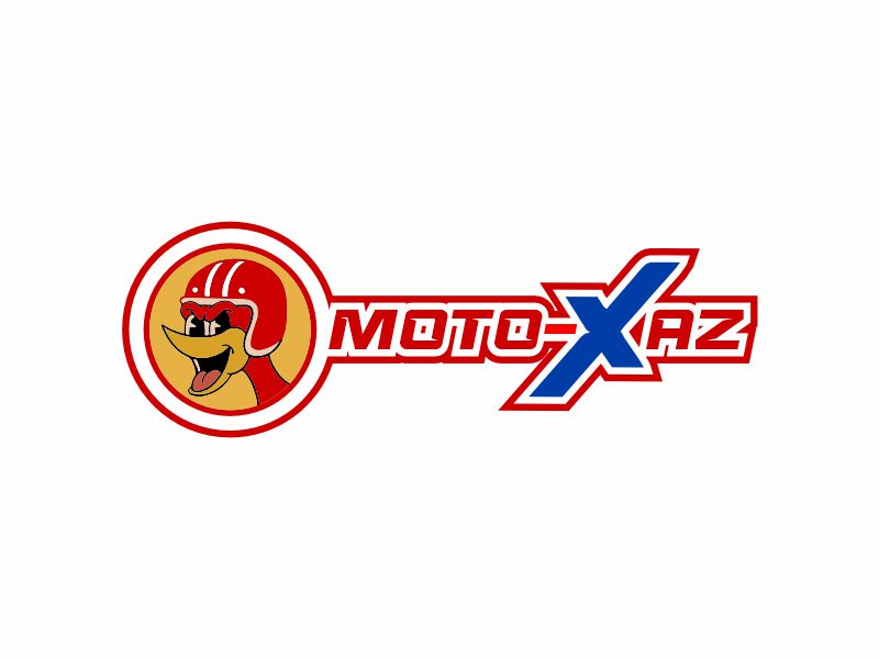 MOTO-X AZ logo design by Girly
