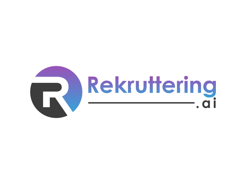 Long version: Rekruttering.ai Short version r.ai / R.ai logo design by zeta
