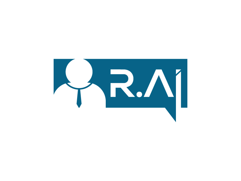 Long version: Rekruttering.ai Short version r.ai / R.ai logo design by subrata