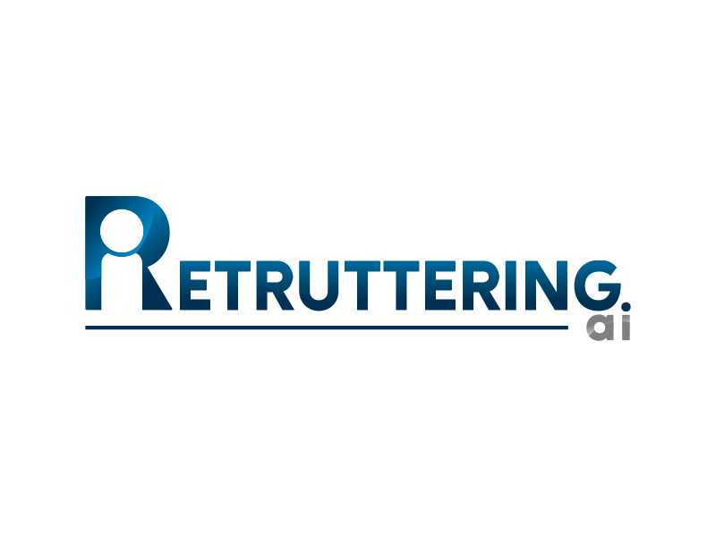 Long version: Rekruttering.ai Short version r.ai / R.ai logo design by done