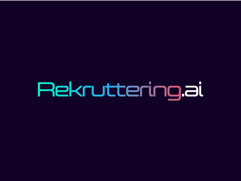 Long version: Rekruttering.ai Short version r.ai / R.ai logo design by Sami Ur Rab