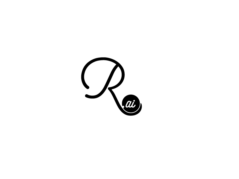 Long version: Rekruttering.ai Short version r.ai / R.ai logo design by grea8design