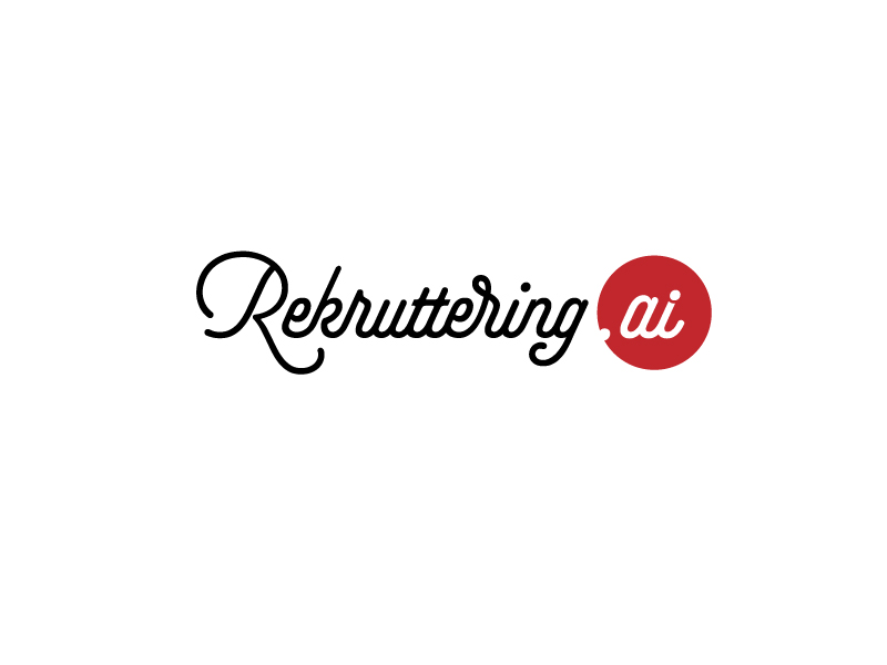 Long version: Rekruttering.ai Short version r.ai / R.ai logo design by grea8design