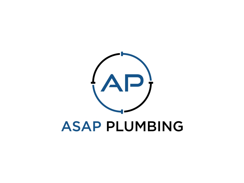 AP (Asap Plumbing) logo design by Amne Sea