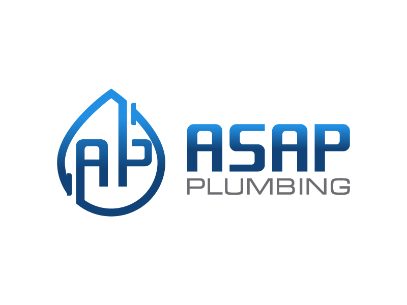 AP (Asap Plumbing) logo design by MonkDesign
