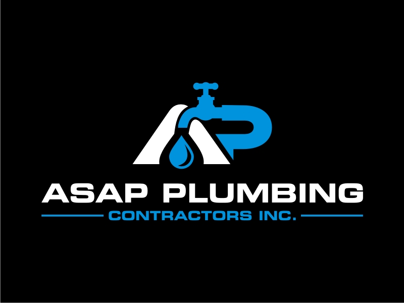 AP (Asap Plumbing) logo design by lintinganarto
