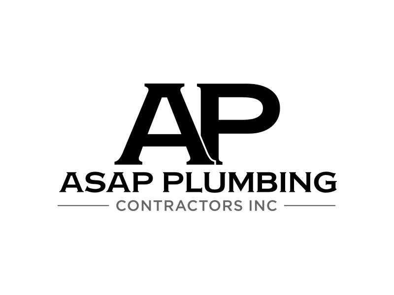 AP (Asap Plumbing) logo design by sheilavalencia