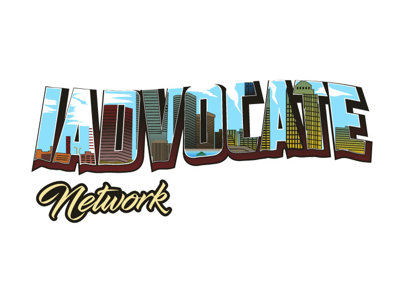 iAdvocate Network logo design by Gilate