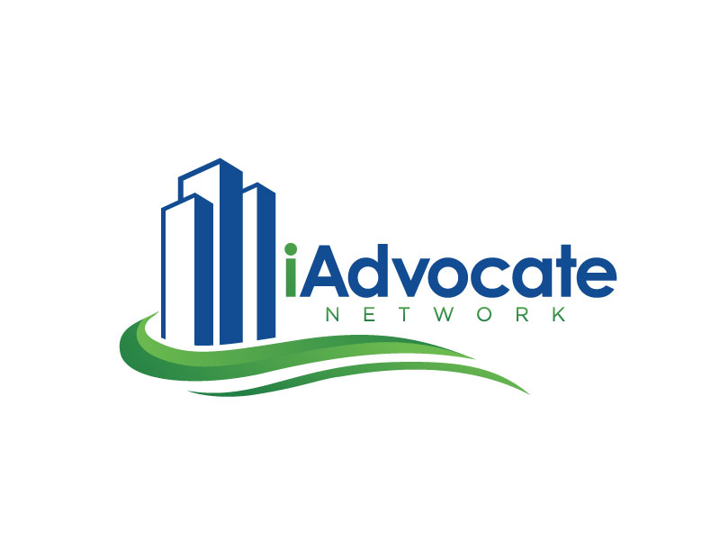 iAdvocate Network logo design by bezalel