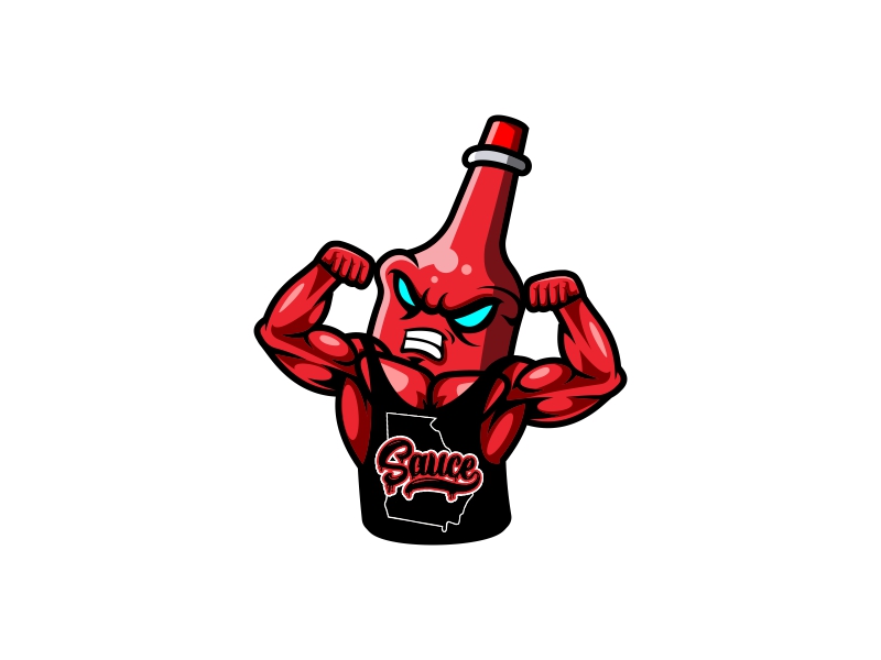 Sauce Athletics logo design by Ulin