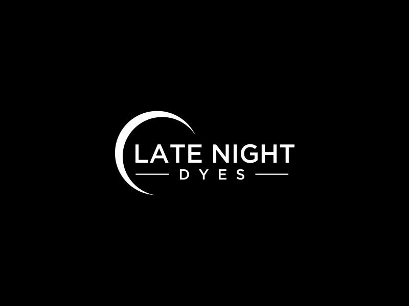 Late Night Dyes logo design by oke2angconcept