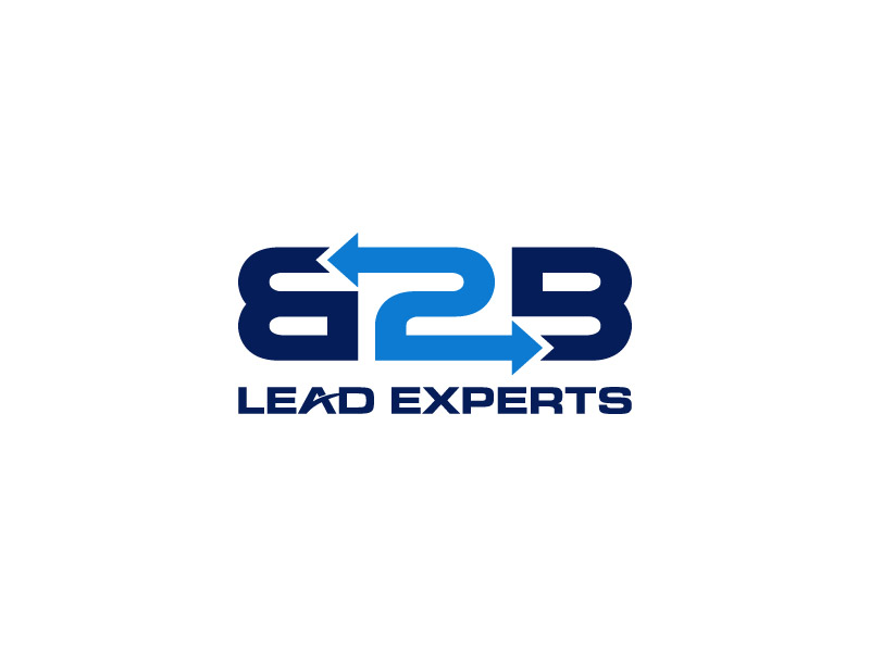 B2B Lead Experts logo design by Doublee